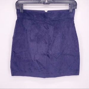 Gap Zip Cord Mini Navy Uniform Mini Skirt Size 6